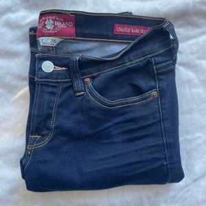 Lucky Brand dark Charlie Baby Boot jeans